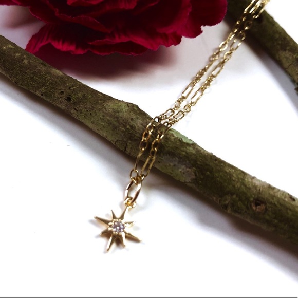 Star Necklace, Celestial, North Star, Polaris - Picture 4 of 10